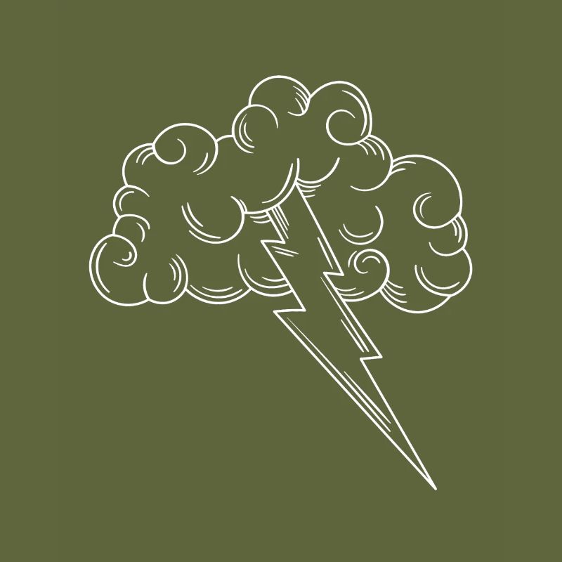 Blitz Donner Gewitter Strom Energie Geschenkidee