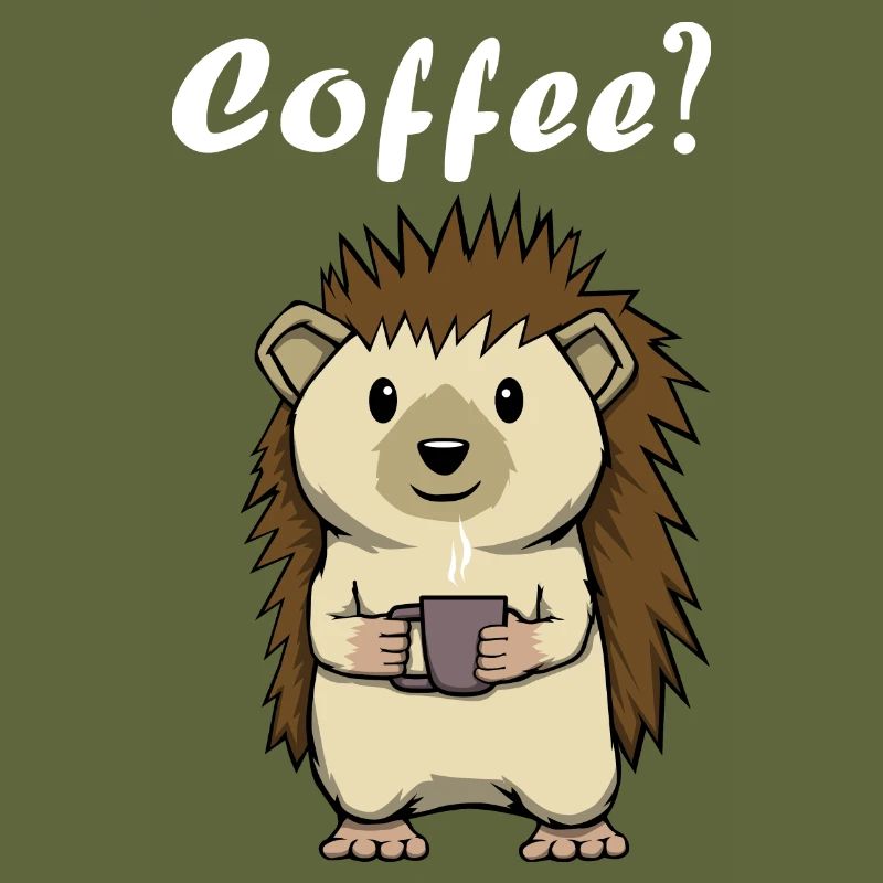 Ironic Saying Monday Hedgehog Office