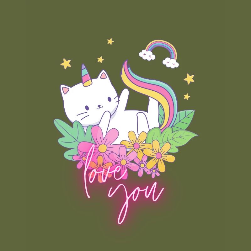 Einhorn-Katze