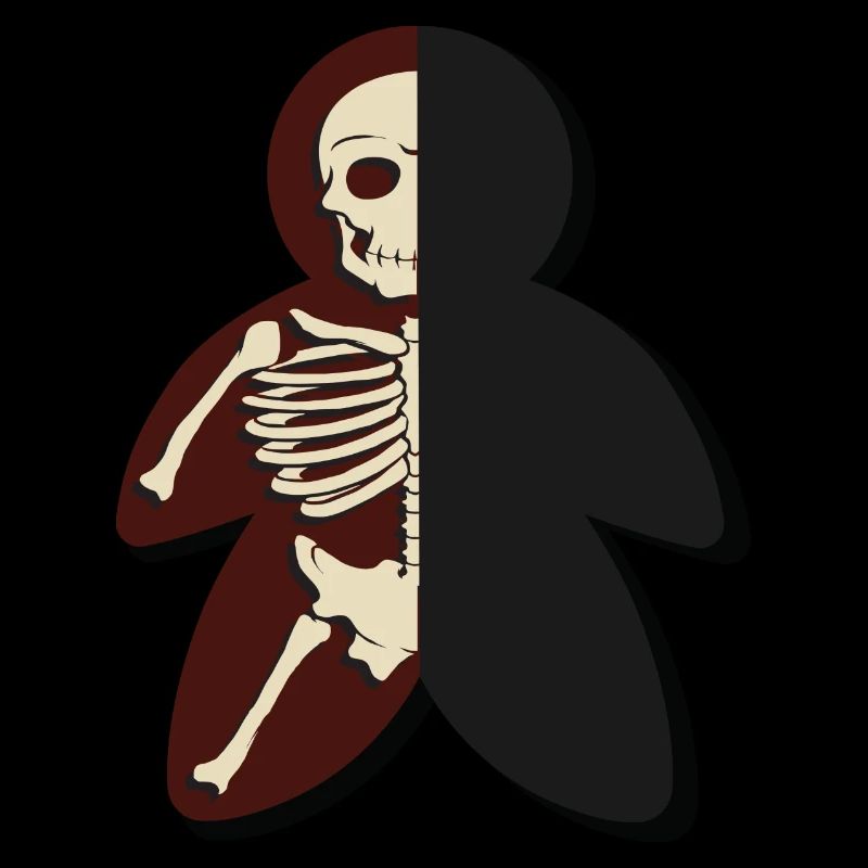 Character Pöppel Skeleton Black