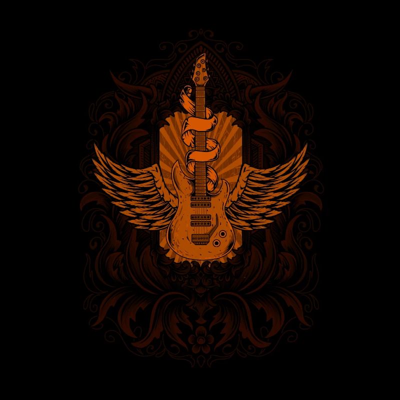 WINGED ELECTRIC GUITAR