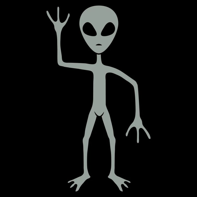 Science Fiction Alien beckons