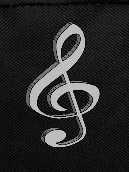 Treble Clef In 3D