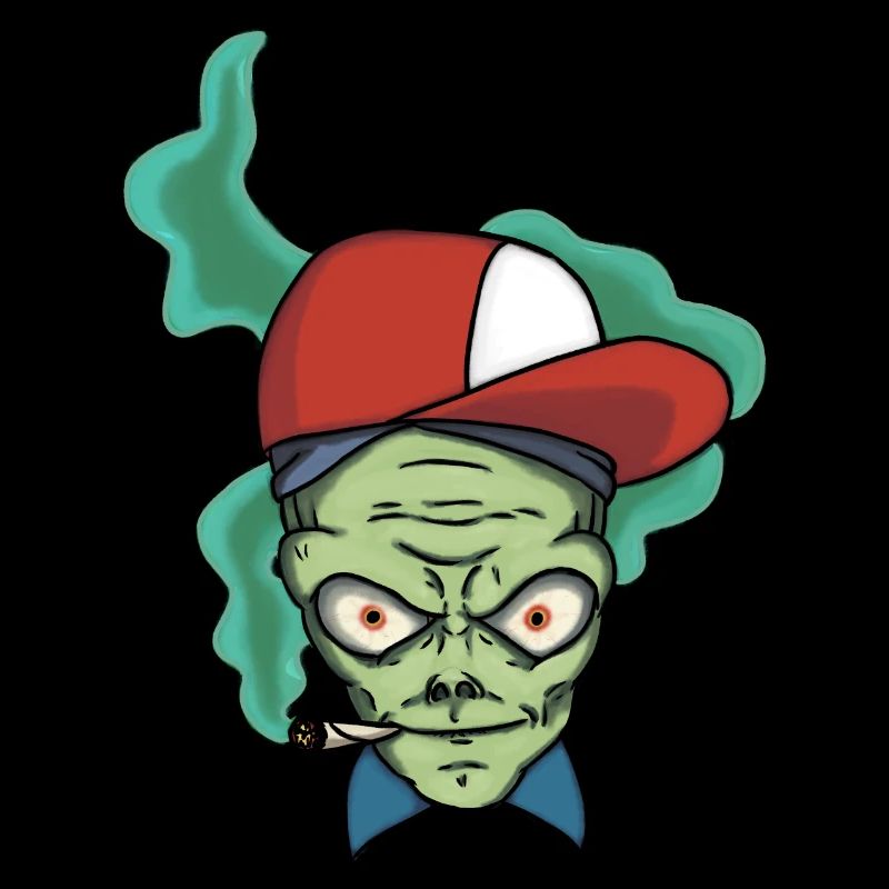 Smoking Alien