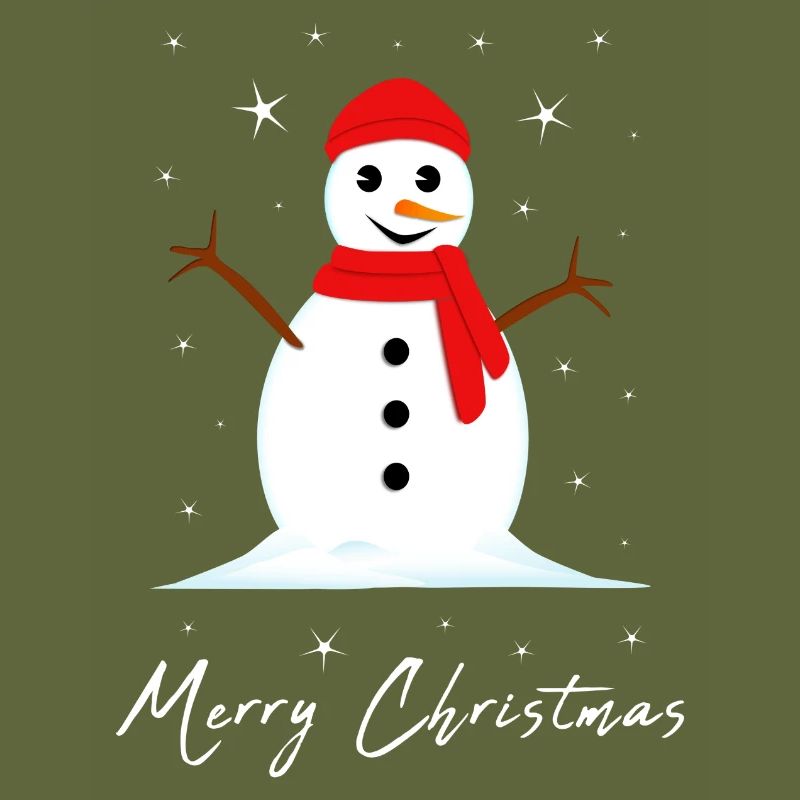 Snowman Merry Christmas