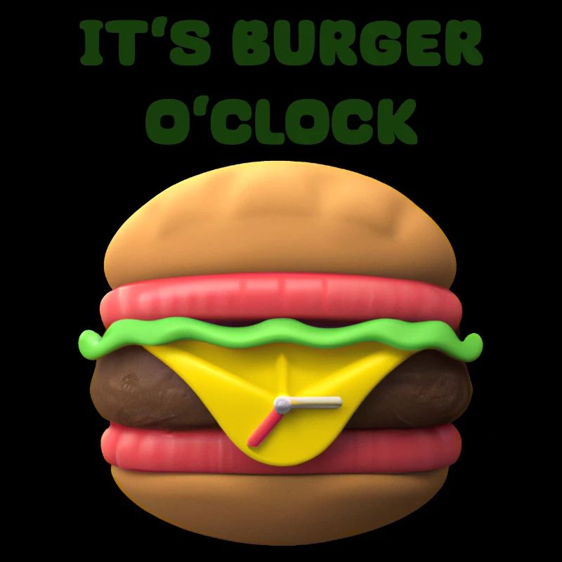 IT'S BURGER O'CLOCK