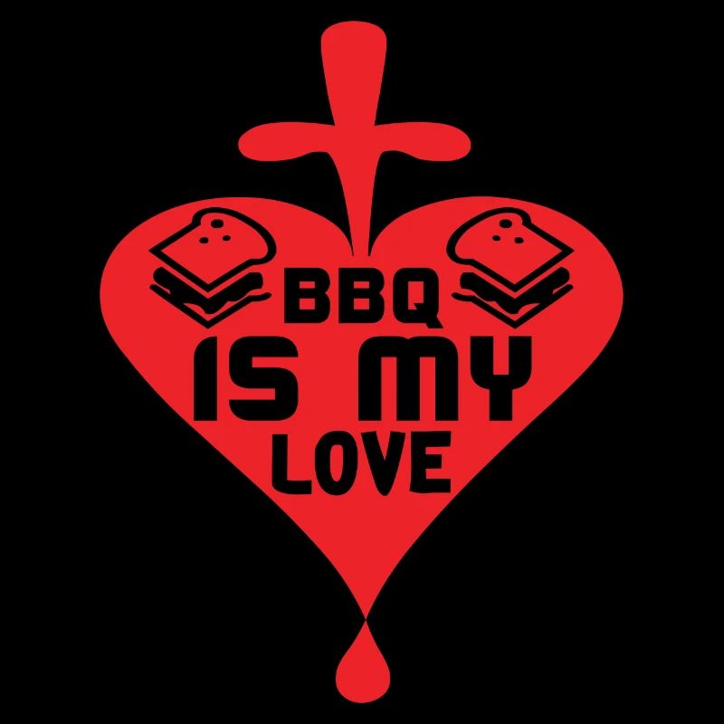 BBQ IS MY LOVE HEART