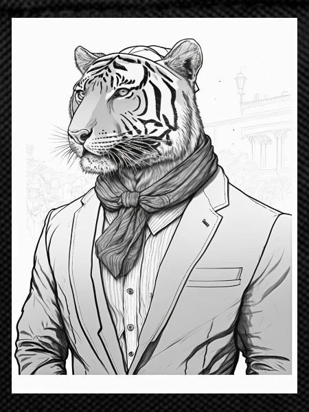 Tiger Scarf Suit Gift