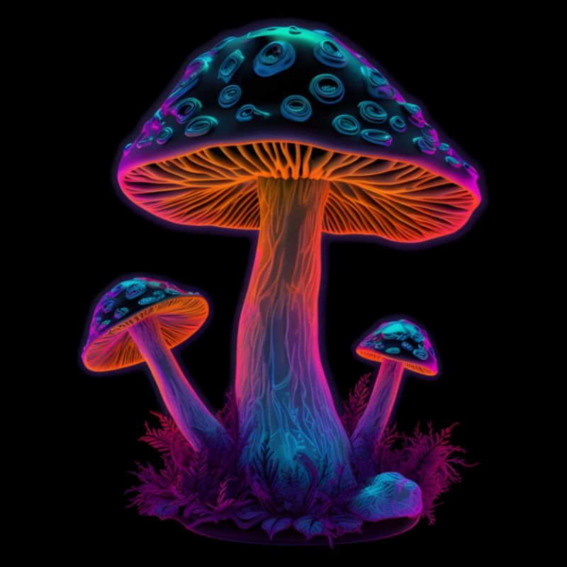 Champignons Champignons Art Graphique