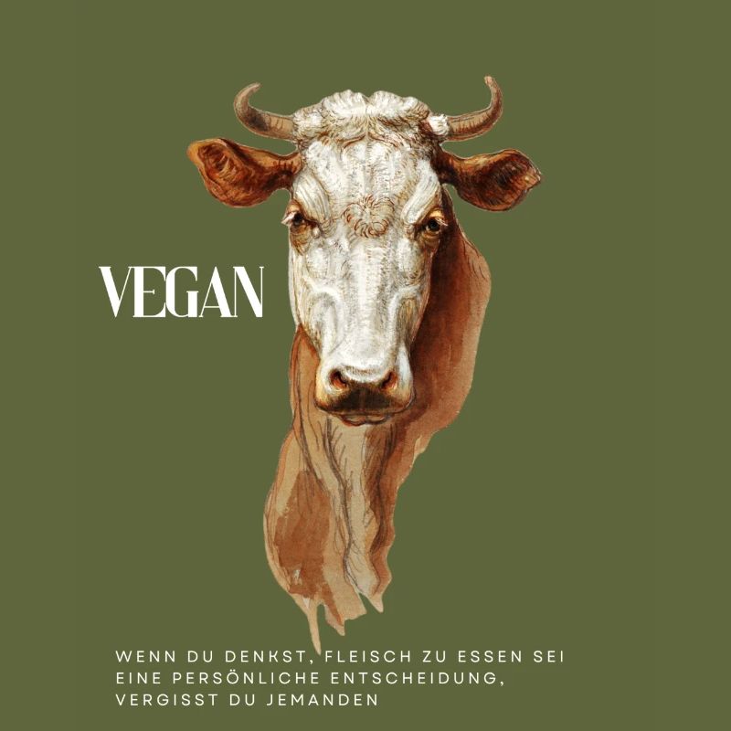 Vache végétalienne