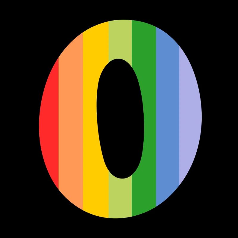 Buchstabe oder Regenbogen