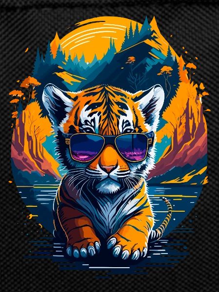 Cute baby tiger