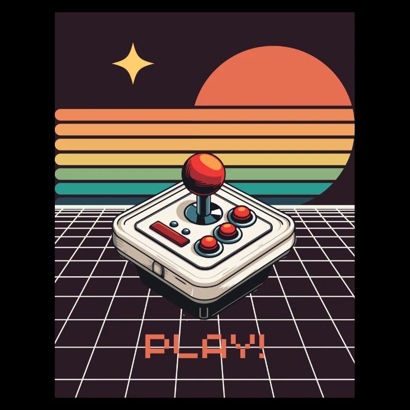 Gaming Retro Design - Play!