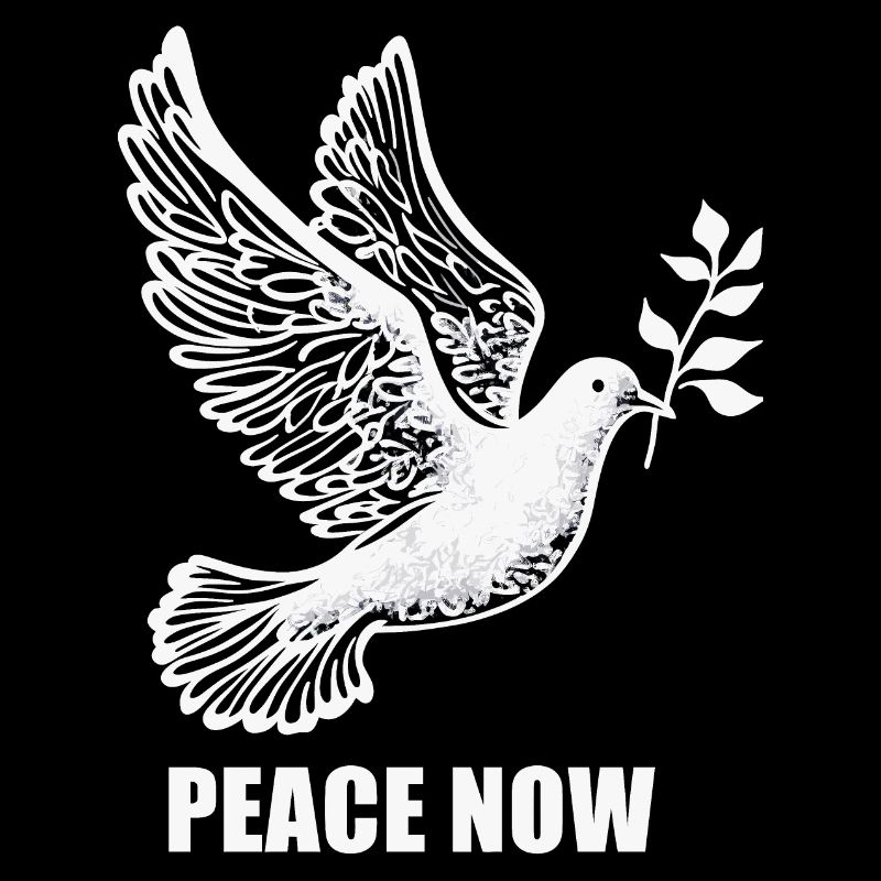 Frieden Jetzt - Peace Now - Friedenstaube