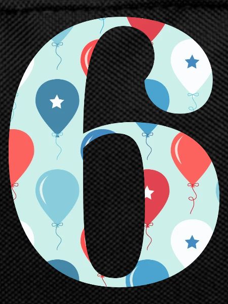 6th anniversary balloon