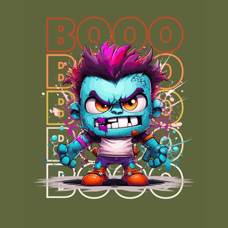 Chibi Bolt & Booo! Cousu géant Tee !