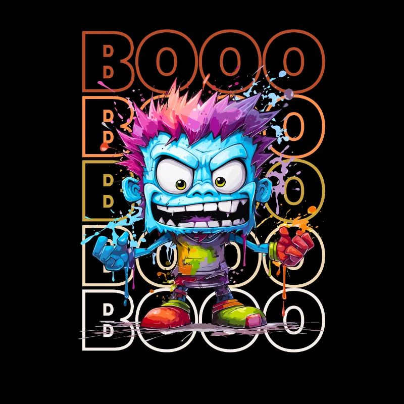 Chibi Stumble & Booo! Adorable Zombie Tee!