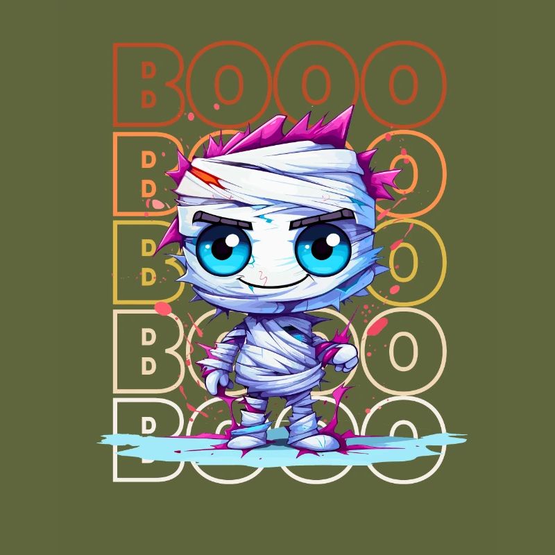 Chibi Wrap & Booo! Maman mignonne Tee !