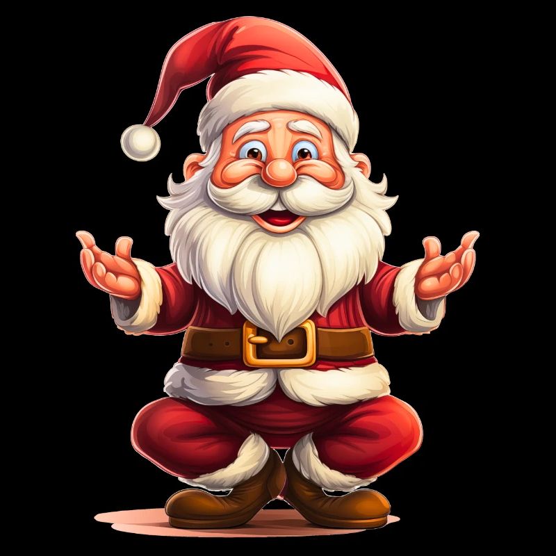 Zen Claus: Santa's Yoga Pose Tee
