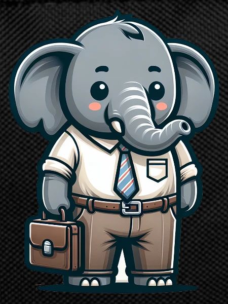 Cute Elephant Teacher