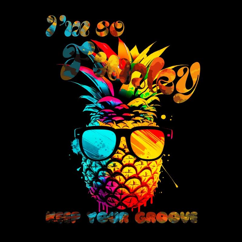 Ich bin so funky. Behalte deinen Groove. Ananas