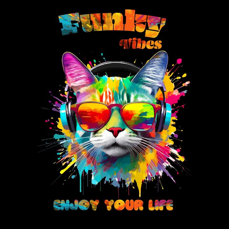 Funky vibes. enjoy your life. Chat