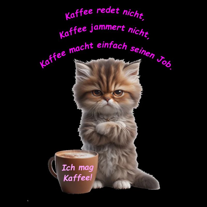 Cat Coffee I like coffee