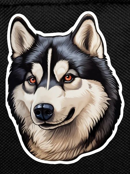 Siberian Husky Head