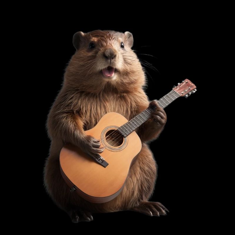 beaver groundhog guitar