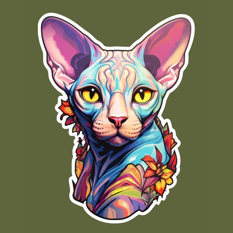 Sphynx Cat Head
