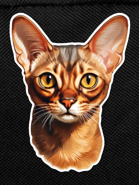 Abyssinian Cat Head