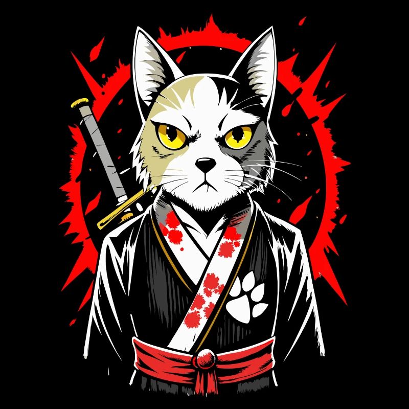 Samurai cat