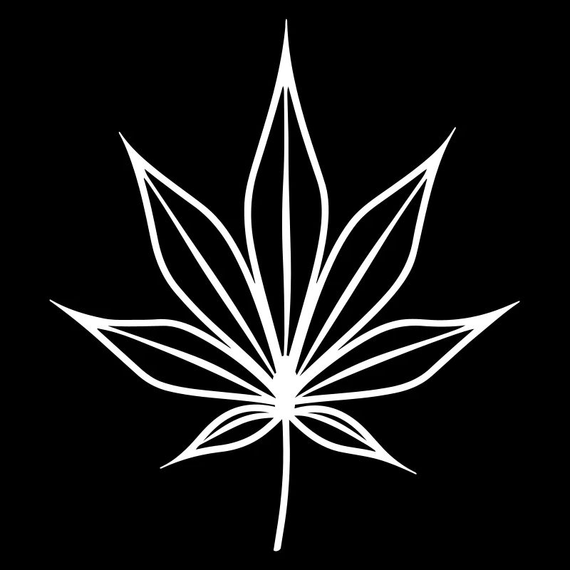 Hanfblatt Weed Hanf Symbol
