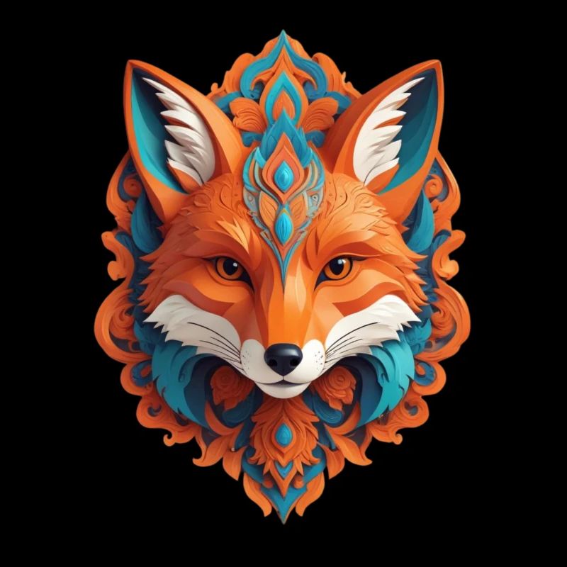 Cyber Fox Head