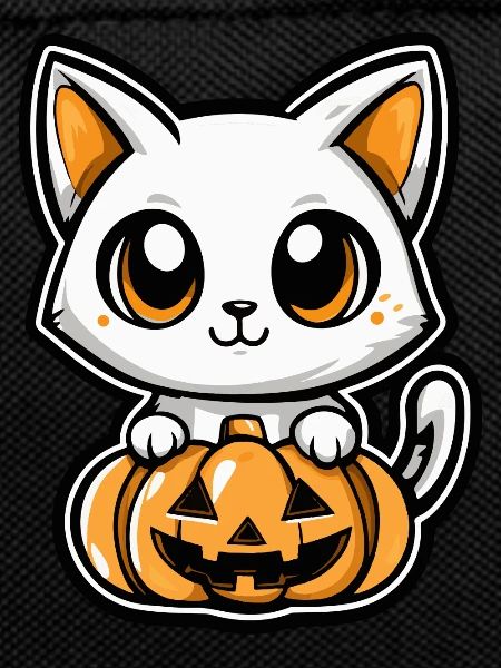 Katze Halloween Kater Comic