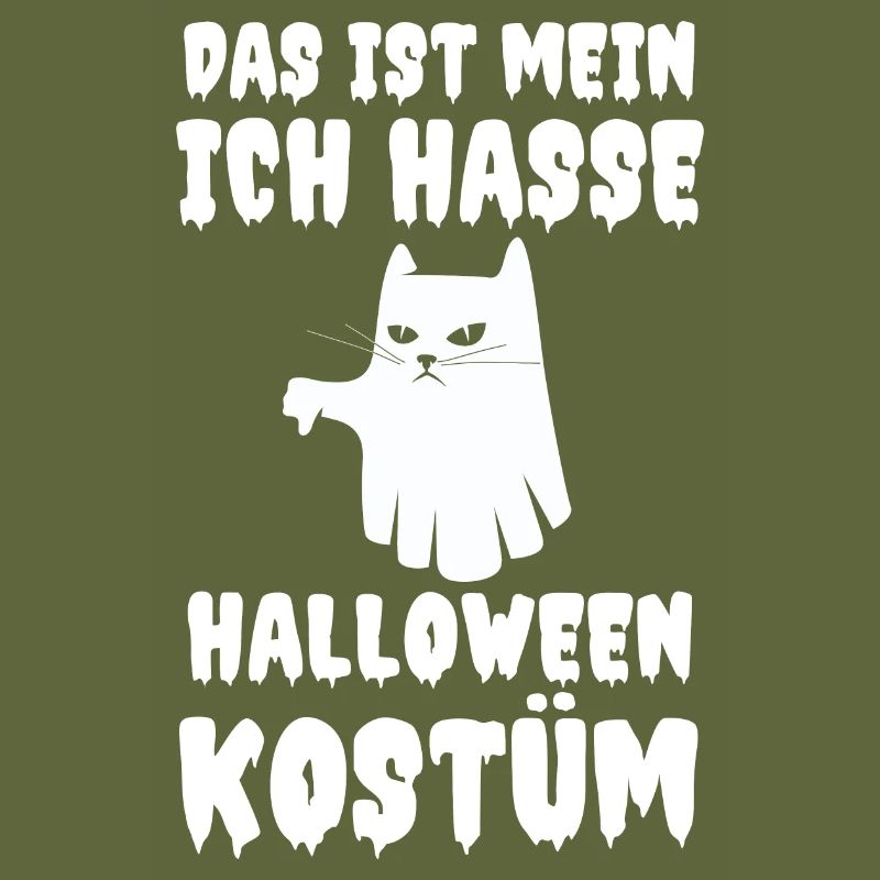 Katze Geist Ich Hasse Halloween Kostüm