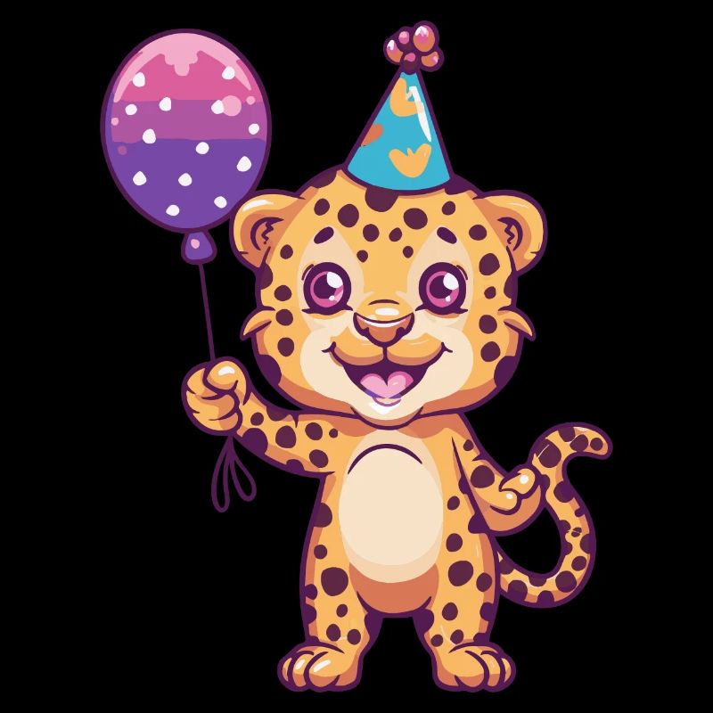 Leopard Geburtstag Comic