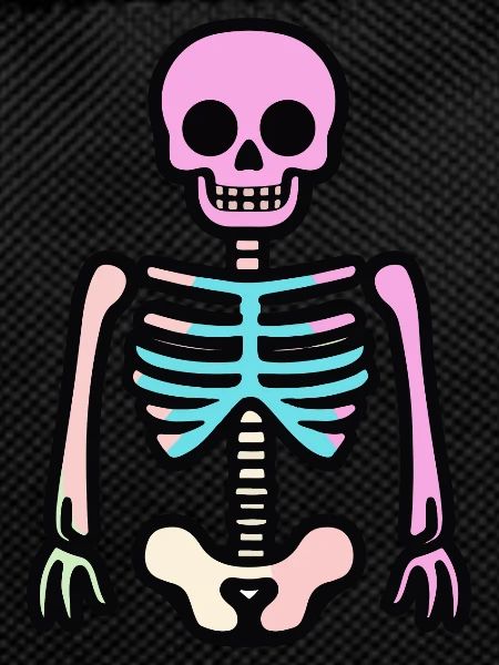Skeleton Halloween Comic