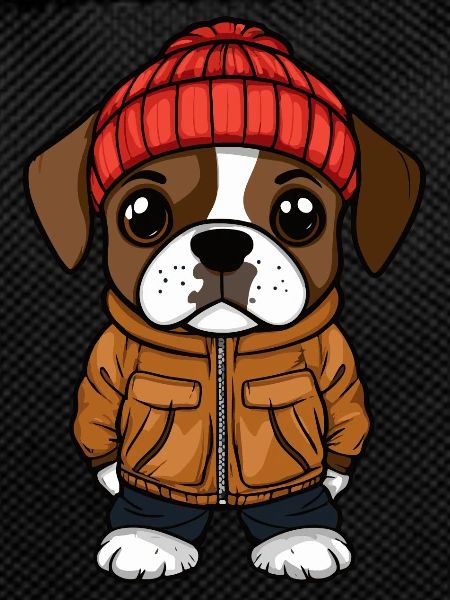 Boxer Dog Winter