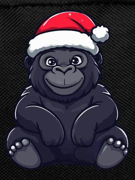 Gorilla Christmas Cute