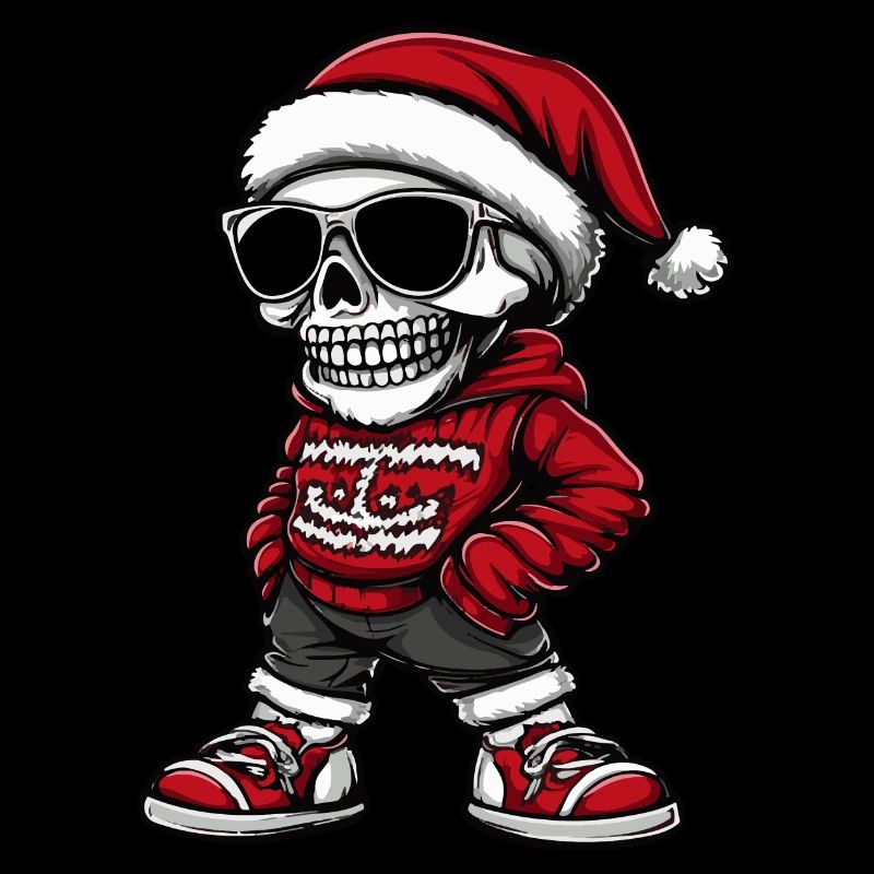Skeleton Christmas Ugly Christmas