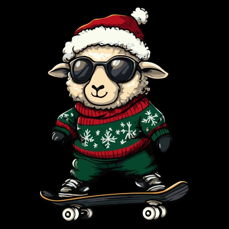 Sheep Christmas Funny