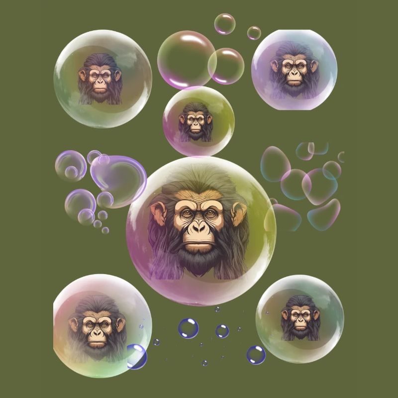 Soap Bubbles Monkey