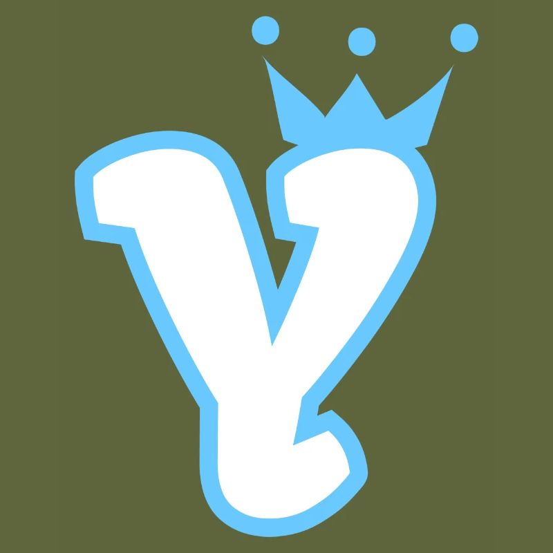 Monogrammed Y Toddler Boy Crown