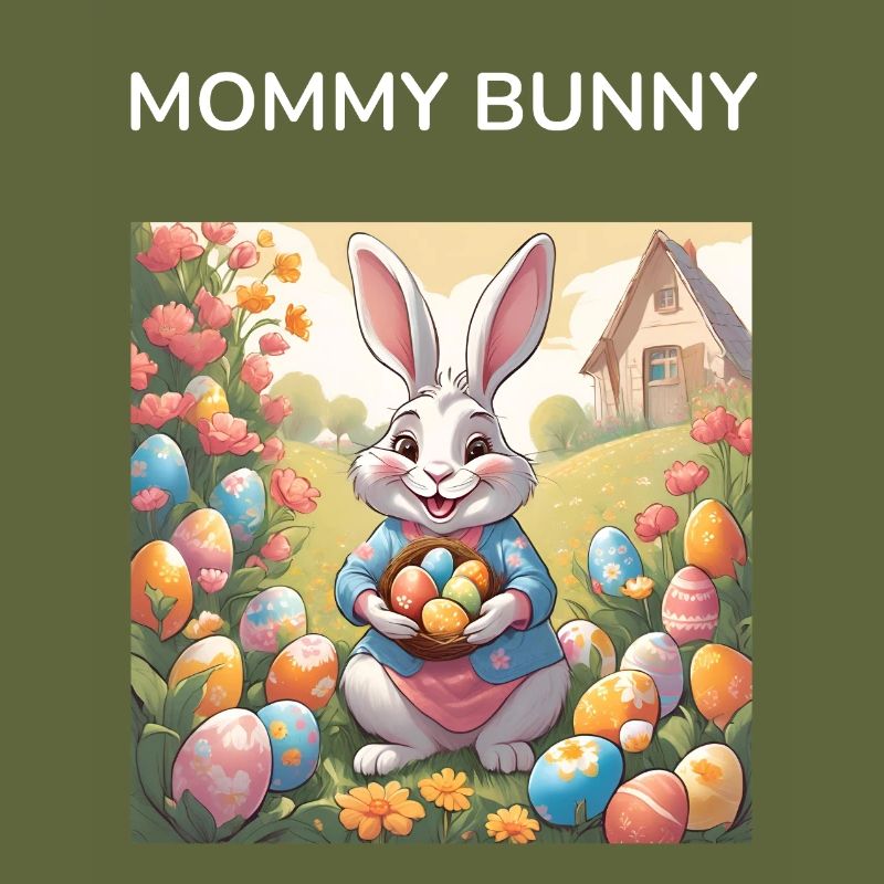 Mom Bunny Easter Egg Gift