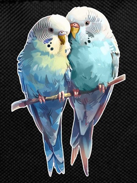 Budgie pair