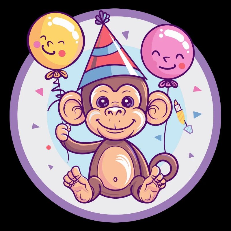 Singe Anniversaire Bébé
