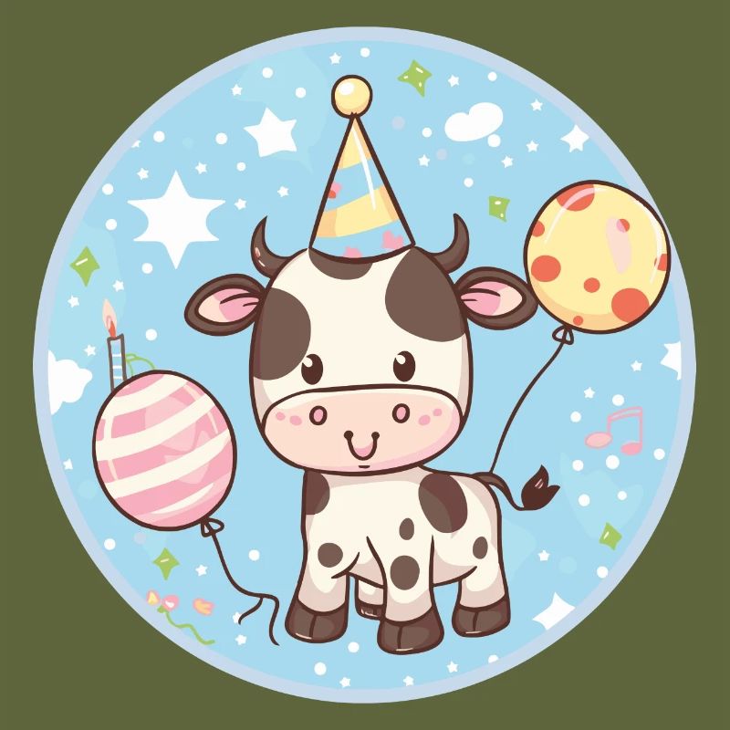 Vache Anniversaire Bébé