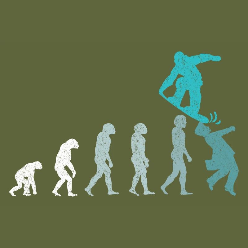 Snowboarder Evolution Snowboard Sport d'hiver