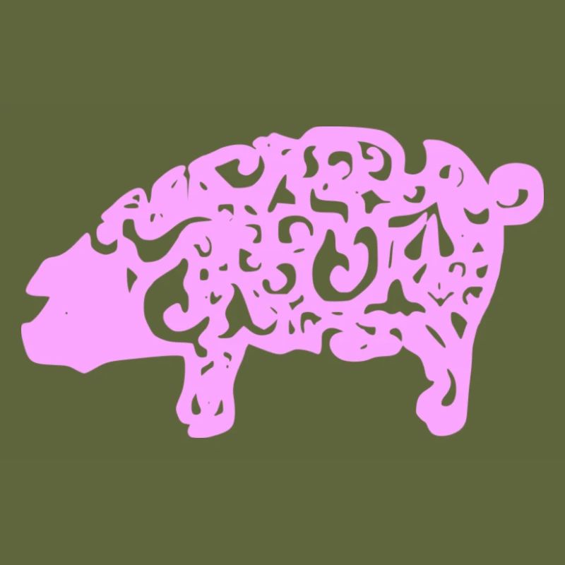 Pig Pattern Flourishes